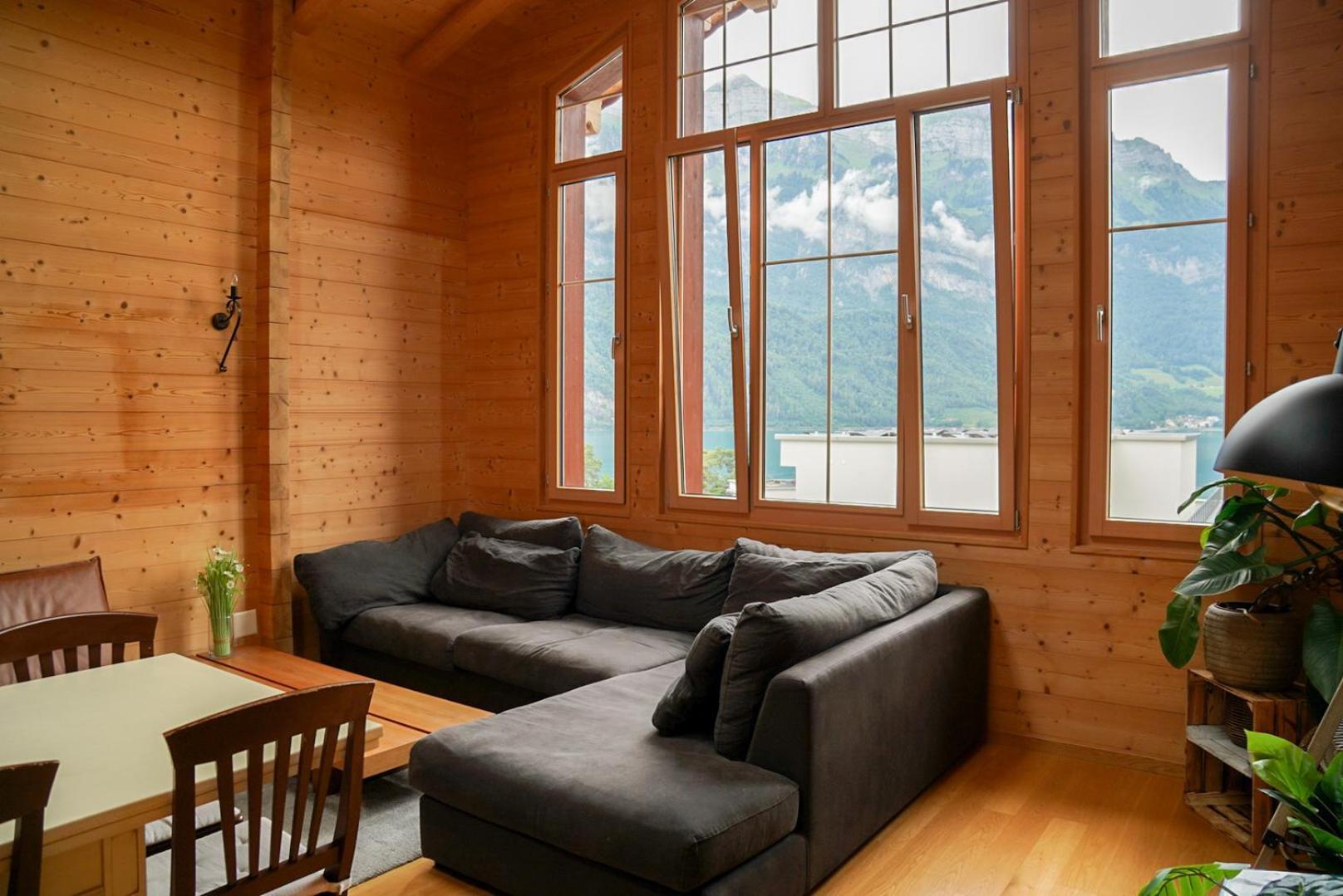 Doodle'S Amazing Chalet -Walensee - Flumserberg - Churfirsten - Heidiland - Pool - Sauna Mols Esterno foto