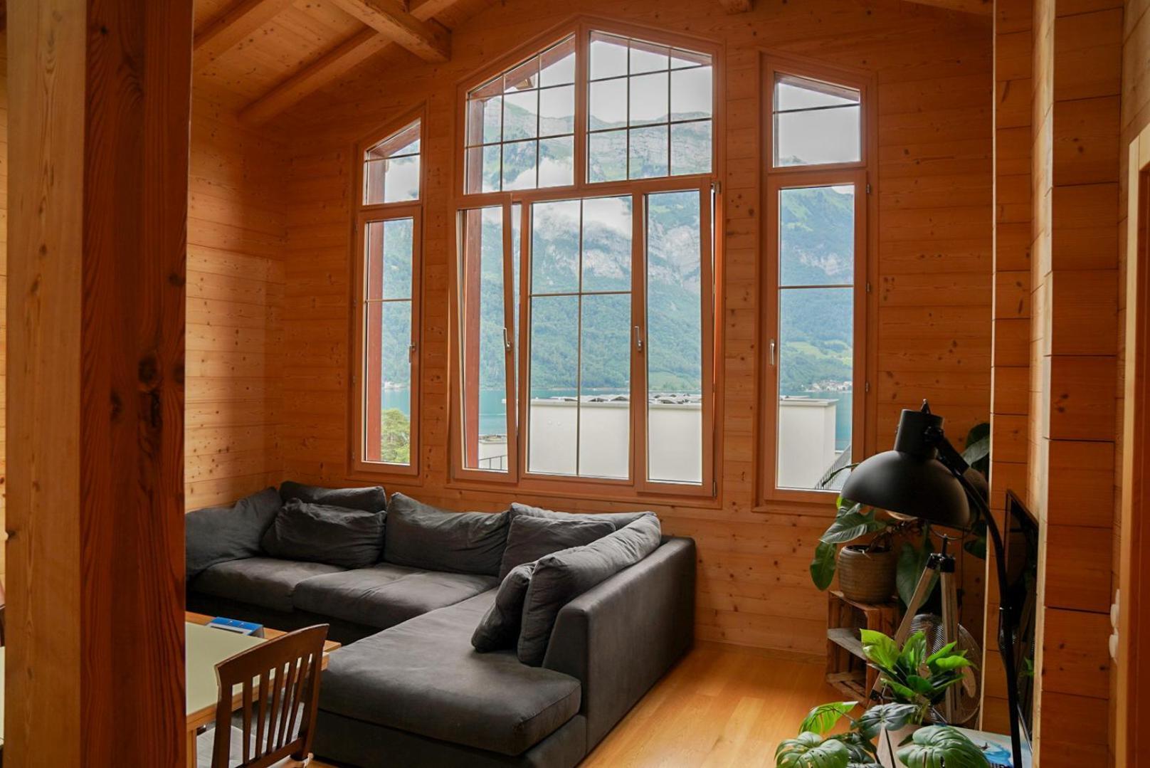 Doodle'S Amazing Chalet -Walensee - Flumserberg - Churfirsten - Heidiland - Pool - Sauna Mols Esterno foto