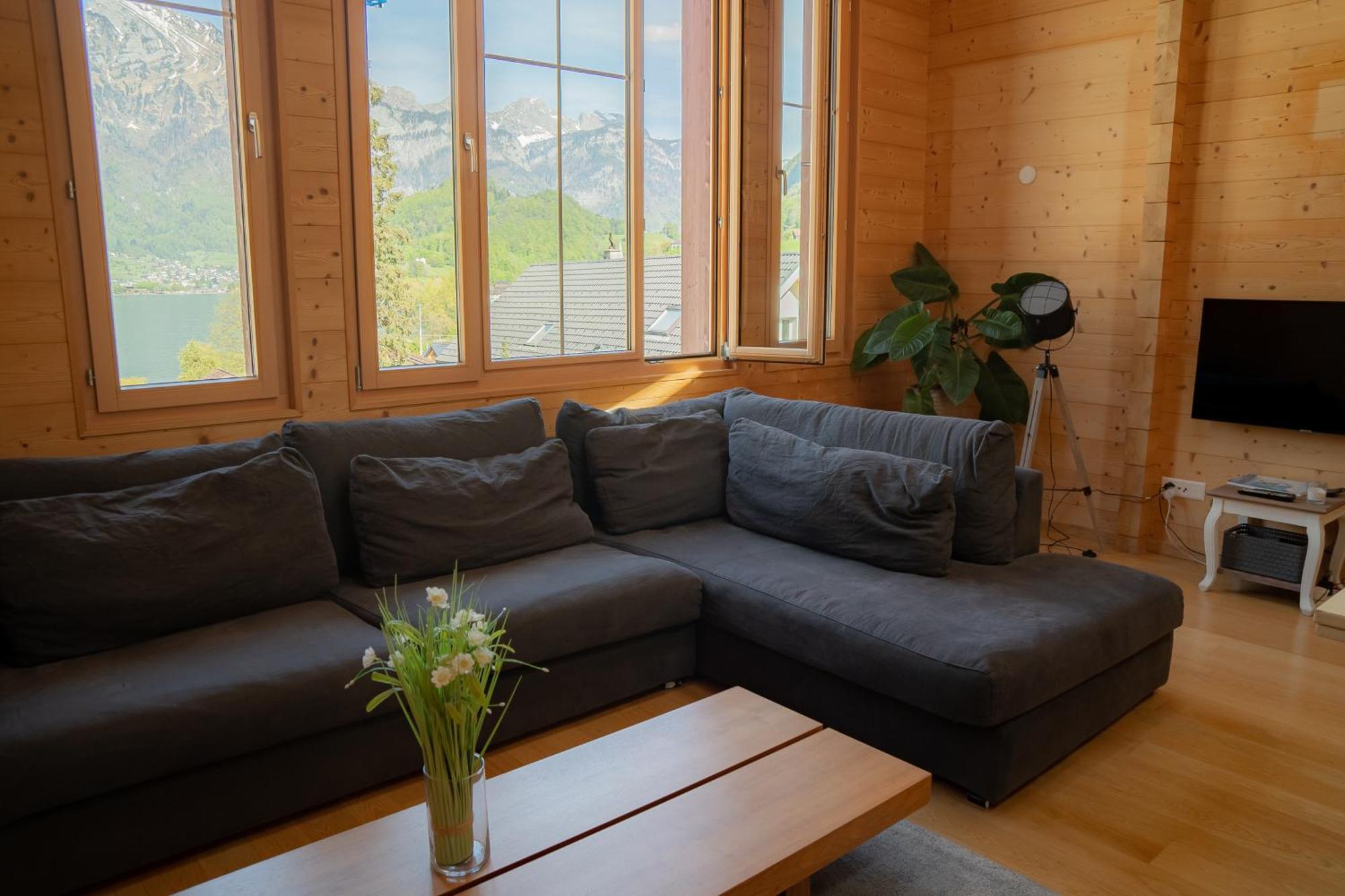 Doodle'S Amazing Chalet -Walensee - Flumserberg - Churfirsten - Heidiland - Pool - Sauna Mols Esterno foto