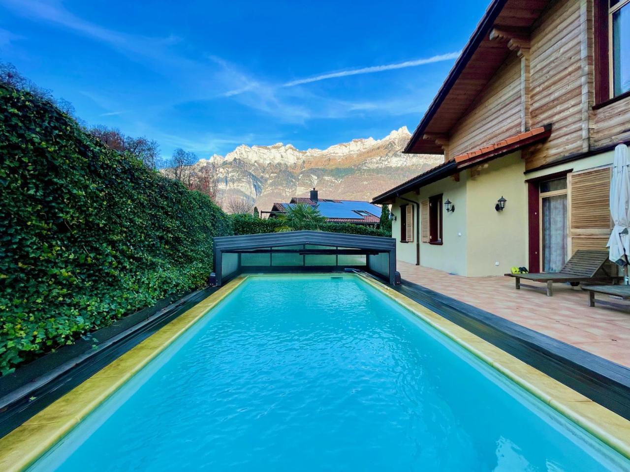 Doodle'S Amazing Chalet -Walensee - Flumserberg - Churfirsten - Heidiland - Pool - Sauna Mols Esterno foto